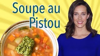 Soupe au Pistou Vegetable Soup with Basil amp White Beans Recipe Demo [upl. by Norrabal733]