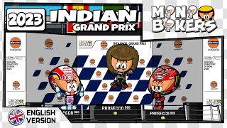 EN MiniBikers  MotoGP highlights  2023 Indian GP [upl. by Shepard478]