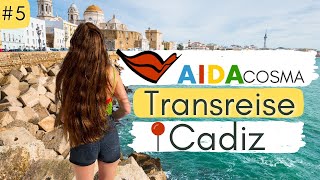 AIDACosma Vlog 5  Transreise So schön ist Cádiz  Denise Darleen [upl. by Nahte]