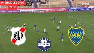 🚨NACIONAL POTOSI  BOCA JUNIORS EN VIVO🔥COPA SUDAMERICANA EN FUT AND GOL [upl. by Amle344]