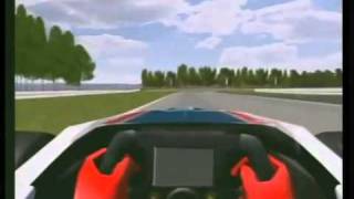 Simulation of new Snetterton 300 track [upl. by Aliekat]