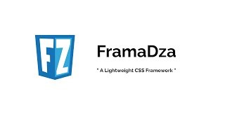 Introducing FramaDza  A Lightweight CSS Framework [upl. by Severen992]