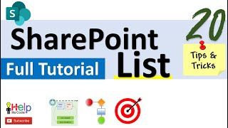 Microsoft Sharepoint Lists  Complete Beginner Tutorial [upl. by Llaccm505]