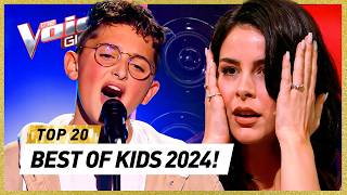 The BEST Blind Auditions of 2024 on The Voice Kids [upl. by Ilbert]