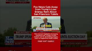 Fox News Cuts Away from Trump’s LowEnergy Rant About San Francisco Toilets Trump SanFrancisco [upl. by Nylsirhc]