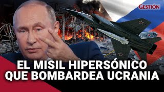 RUSIA ¿Cómo son los MISILES HIPERSÓNICOS KHINZAL que Putin usó para bombardear UCRANIA [upl. by Joya]