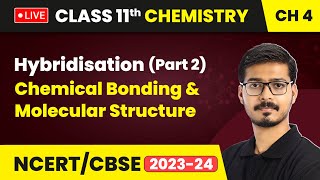 Hybridisation Part 2  Chemical Bonding amp Molecular Structure  Class 11 Chemistry Ch 4  LIVE [upl. by Ytisahc]