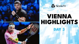 Berrettini vs Tiafoe THRILLER Dimitrov Zverev Paul in Action  2024 Vienna Day 3 Highlights [upl. by Eislel]