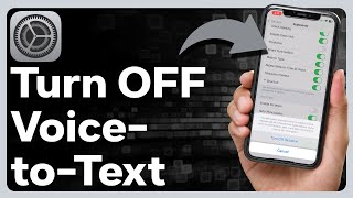 How To Turn Off VoiceToText On iPhone [upl. by Maiocco]