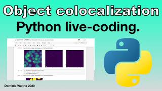 Object Colocalization  live coding  bioimage analysis [upl. by Jaquenette483]