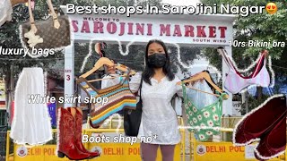 Latest SAROJINI NAGAR market summer collections🔥 clothes starting from 10rs hm zara amptry on haul [upl. by Ynnaffit]