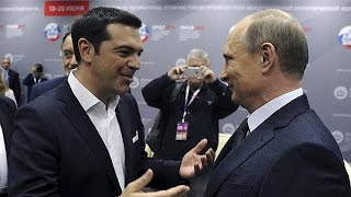 Tsipras courts Putin as pressure mounts on Greece [upl. by Nahtanohj731]