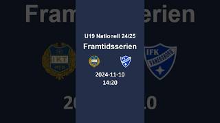 U19 Nationell Tellus  Vänersborg [upl. by Atnwahs377]