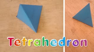 How to make tetrahedron [upl. by Wardieu816]