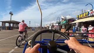 Ocean City NJ Bicycing on the boardwalk [upl. by Oletha]