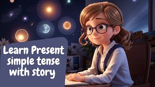 Learn Present Simple with an interesting story Present Simple TenseStorytelling [upl. by Maia]