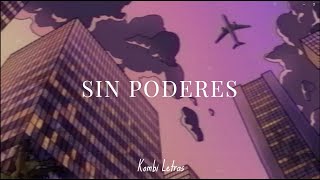 Álvaro Díaz  Sin Poderes LetraLyrics Video [upl. by Ermanno]