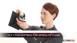 15X17cm Softbox for Speedlite Flash [upl. by Channing946]