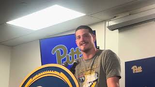 Pitt QB Eli Holstein Talks Comeback in Backyard Brawl  9142024  PSN [upl. by Giovanna501]