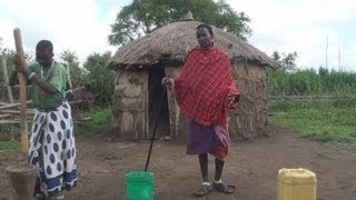 Maasai Village Boma  Tanzania [upl. by Pinkham]