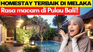 Wah cantiknya Homestay Limastiga Umbai Melaka Homestay terbaik di Melaka Rugi tak pergi [upl. by Ihcalam]