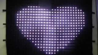 LED Video Motion Curtain  Crazy Lights Drape [upl. by Devin]