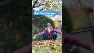 English Fall Vocabulary apprendrelanglais englishvocabulary coursdanglais englishvocab [upl. by Gitel]