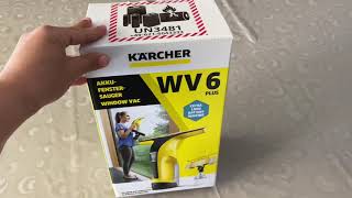 PRÉSENTATION ET DÉMONSTRATION DU LAVE VITRES KARCHER WV6 PLUS [upl. by Eirod105]