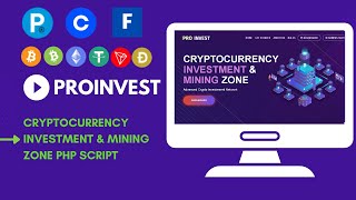 ProInvest  Crypto HYIP Investment Network PHP Script [upl. by Alin494]