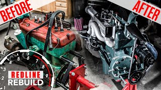 Ford Model A 4cylinder engine rebuild timelapse  Redline Rebuilds  S3E4 [upl. by Halian29]