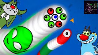 Worms zoneio oggy game with jack in Hindi Shinchan Nobita Saamp Wali video 15 [upl. by Landa]