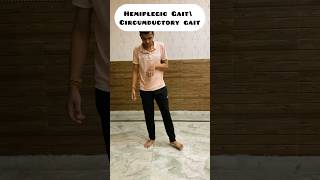 Pathological Gaits gaitanalysis abnormalgait medical physiotherapy trendingshorts fitness [upl. by Rettke]