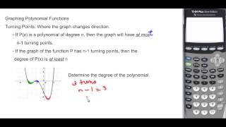 122431 Graphing Polynomial Functions [upl. by Annerol521]