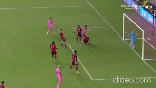 GOL DE MESSI Y LO EMPATA intermiami VS ATLANTA UNITED MLS 2024 [upl. by Assilaj]