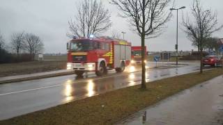 Handyvideo Gefahrengutzug FS Land  FSLand ELW2 und KBM [upl. by Notlrak]