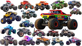 Monster trucks BEST MOMENTS  El Toro Loco Grave Digger Jurassic Attack MaxD Megalodon Avenger [upl. by Bartolome985]