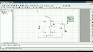 Hartley Oscillator circuit simulation on Multisim software [upl. by Behre]