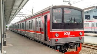 KRL Commuter Line Cikarang Loop Line JR 205 Manggarai  Karet [upl. by Fulks215]