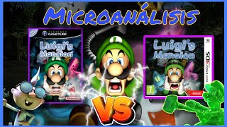 ¡¿MARIO 🏚️ Microanálisis Luigis Mansion GameCube VS Nintendo 3DS [upl. by Llewoh]