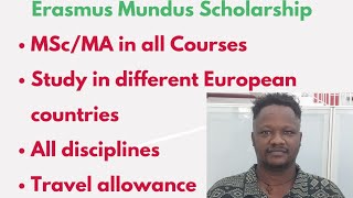 Erasmus Mundus Scholarship MSc or MA over 2000 courses Study in Europe Fully Funded [upl. by Esertal]