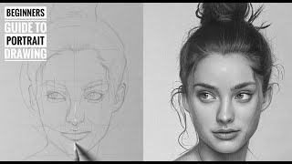 A Beginners guide to portrait drawing in realtime [upl. by Atinor]