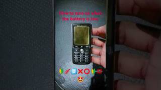 How to🙄 turn on 🔰when the battery is lowsonyericsson xperia ericsson sony xperiamobilereview [upl. by Nahgiem]