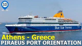 Athens Greeces Piraeus Ferry Port  Orientation amp What To Expect [upl. by Zerat]