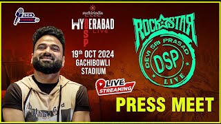 LIVE  Devi Sri Prasad  Press Meet  Lets Vibe On Oct 19th  Gachibowli  SCAChannel3 [upl. by Ahsahtan]