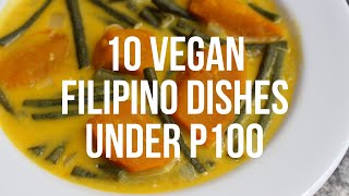 10 Vegan Filipino Dishes under P100 MAFBEX Tickets Giveaway [upl. by Rim58]