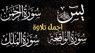 سورة يس الواقعة الرحمن الملك بصوت القارئ عادل حسن [upl. by Leidag]