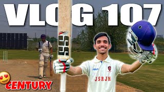 THE CENTURY VLOG😍 Cricket Cardio Century after 15 years🔥 40 Overs Cricket Match [upl. by Robson]