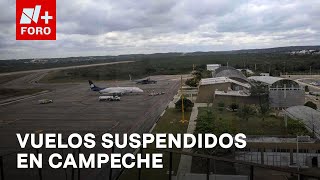 Huracán Milton Suspenden Vuelos y Transporte en Distintas Zonas de Campeche [upl. by Dnalhsa567]