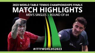 Fan Zhendong vs Panagiotis Gionis  MS R64  2023 ITTF World Table Tennis Championships Finals [upl. by Burdelle969]