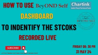 How to Use BeyOND Self Chartink Dashboard to Identify Stock for Trading [upl. by Shewmaker]